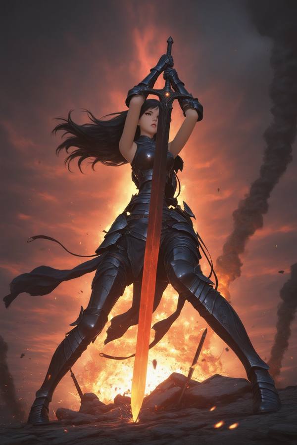 AI-generated image analyzed by PromptLens