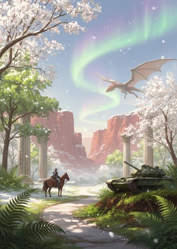 AI-generated image analyzed by PromptLens