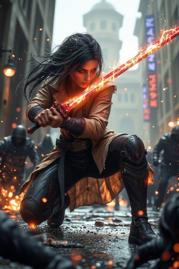 AI-generated image analyzed by PromptLens