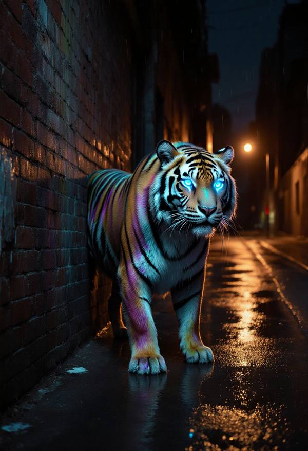 AI-generated image analyzed by PromptLens