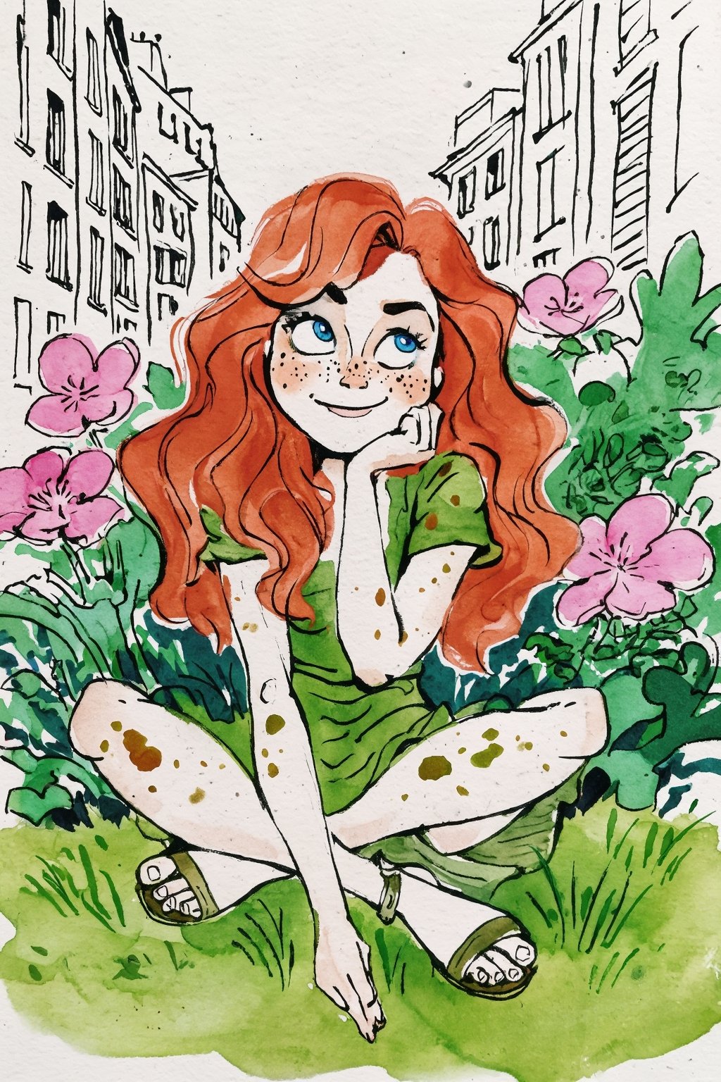 AI-generated image analyzed by PromptLens