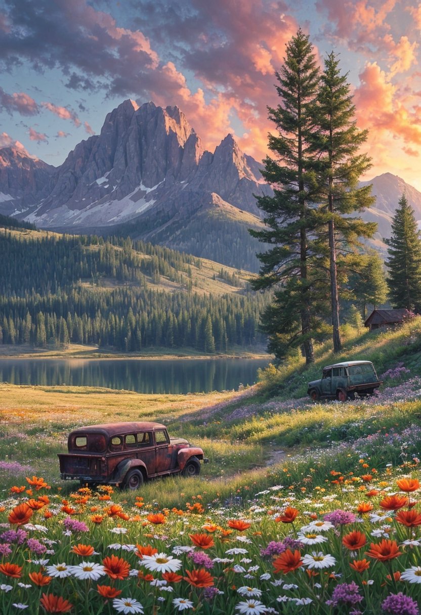 AI-generated image analyzed by PromptLens