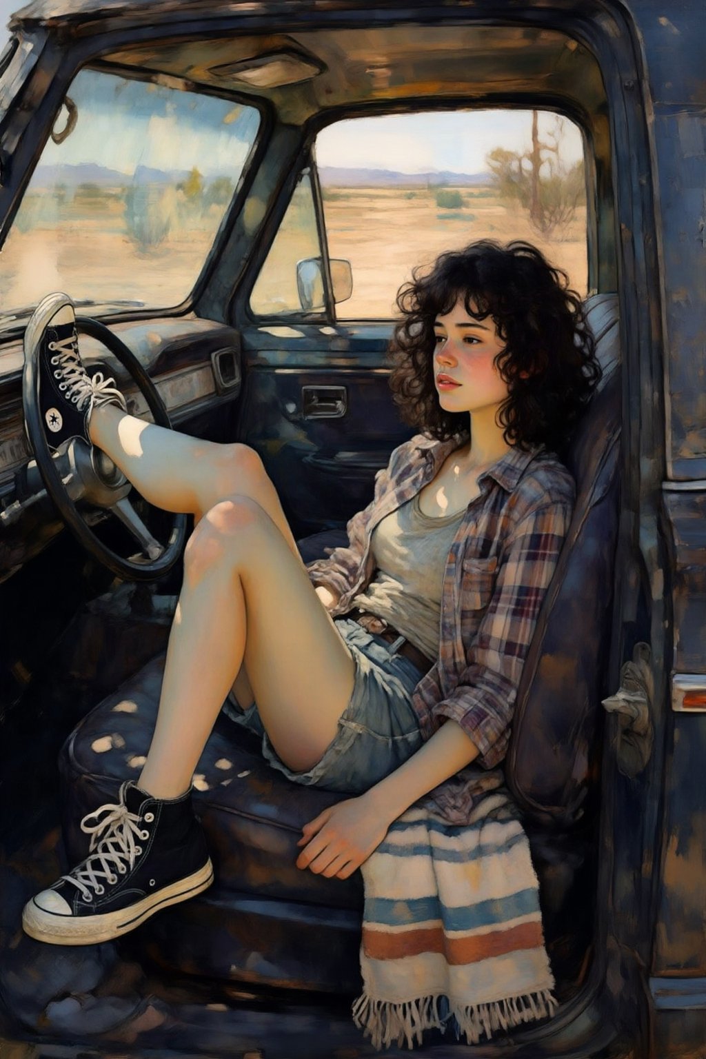 AI-generated image analyzed by PromptLens