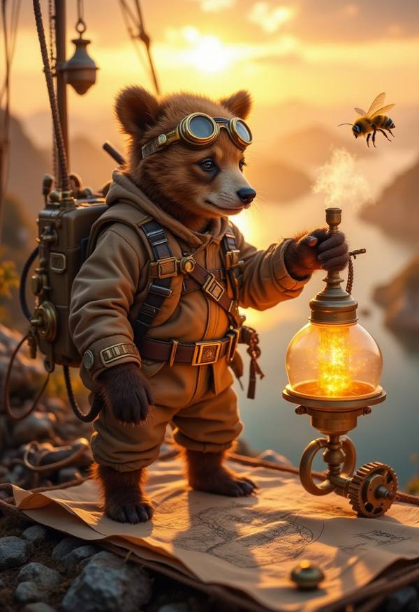 AI-generated image analyzed by PromptLens