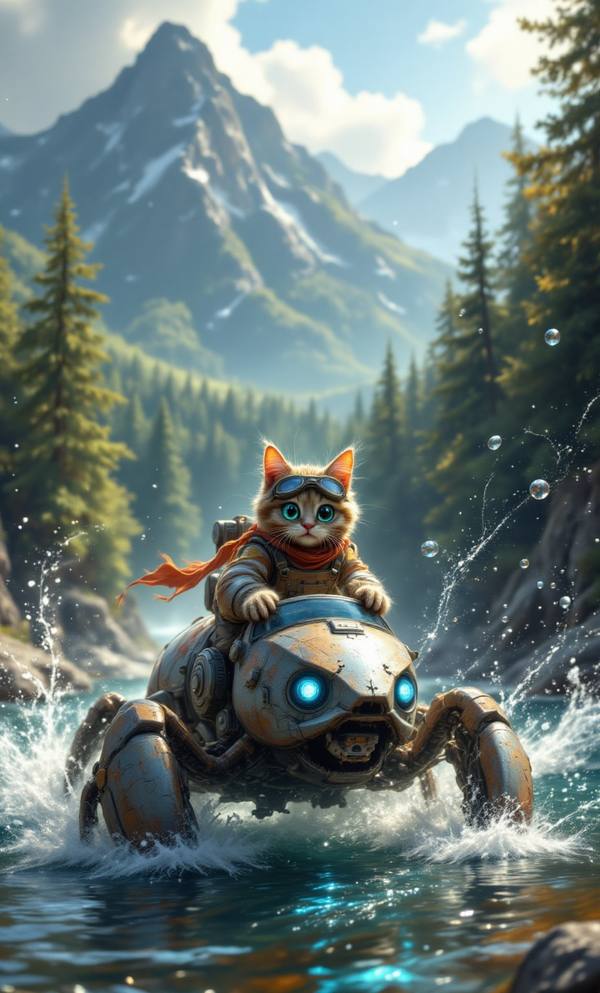 AI-generated image analyzed by PromptLens