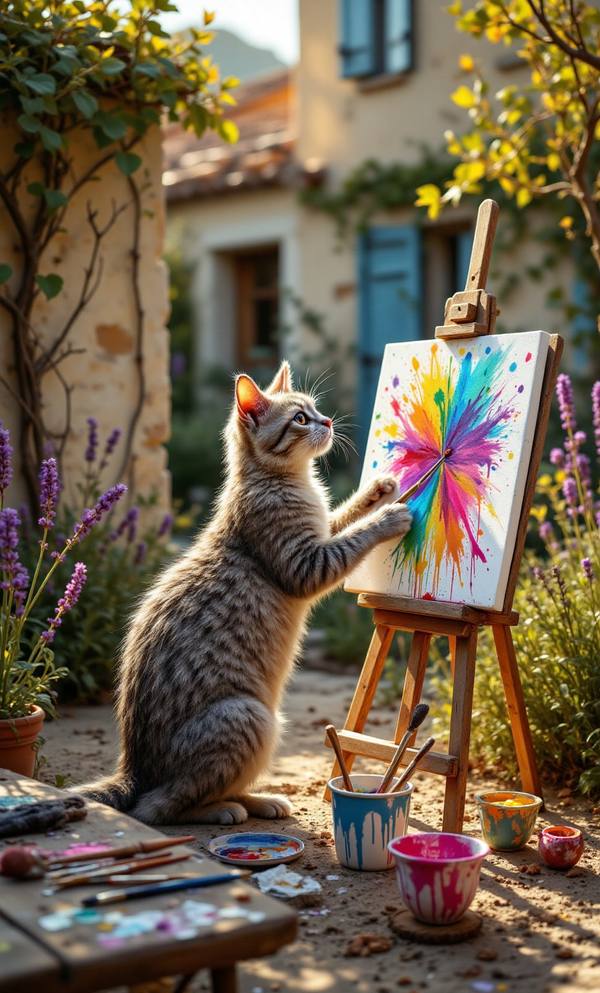 AI-generated image analyzed by PromptLens