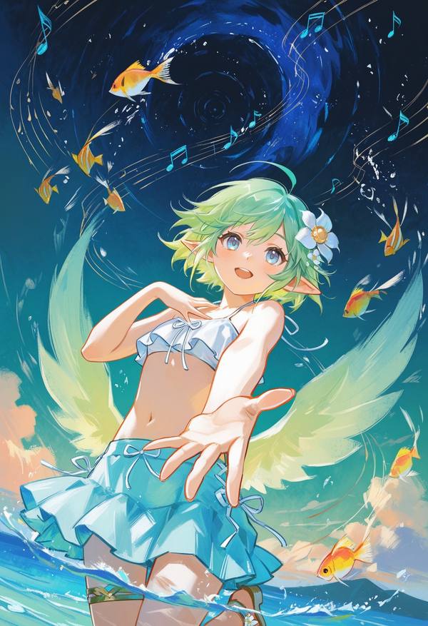 AI-generated image analyzed by PromptLens