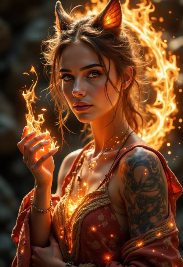 AI-generated image analyzed by PromptLens