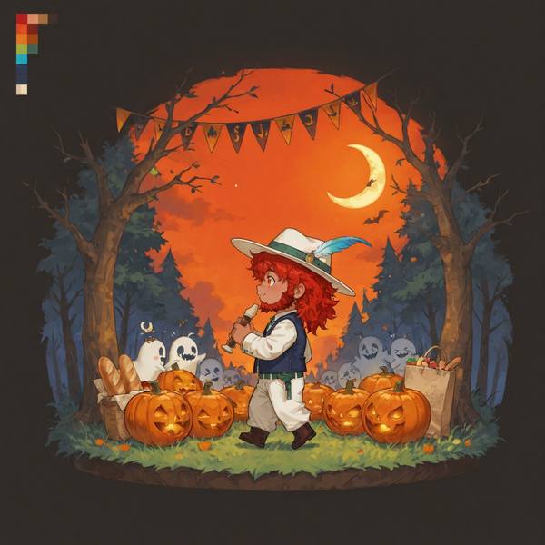 AI-generated image analyzed by PromptLens