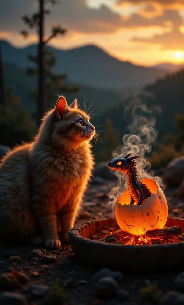 AI-generated image analyzed by PromptLens