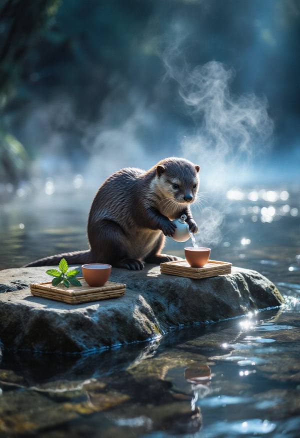 AI-generated image analyzed by PromptLens