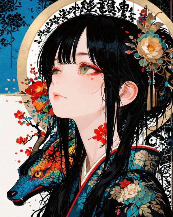 AI-generated image analyzed by PromptLens