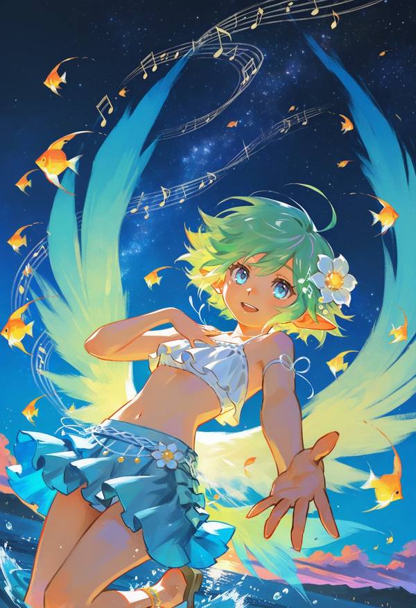 AI-generated image analyzed by PromptLens