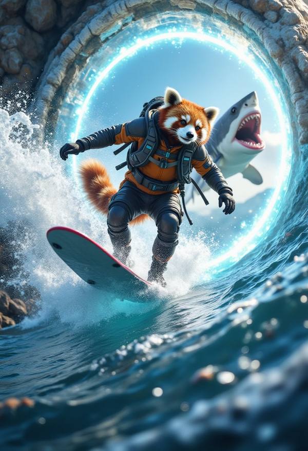 AI-generated image analyzed by PromptLens