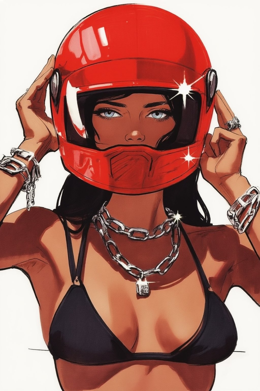 AI-generated image analyzed by PromptLens