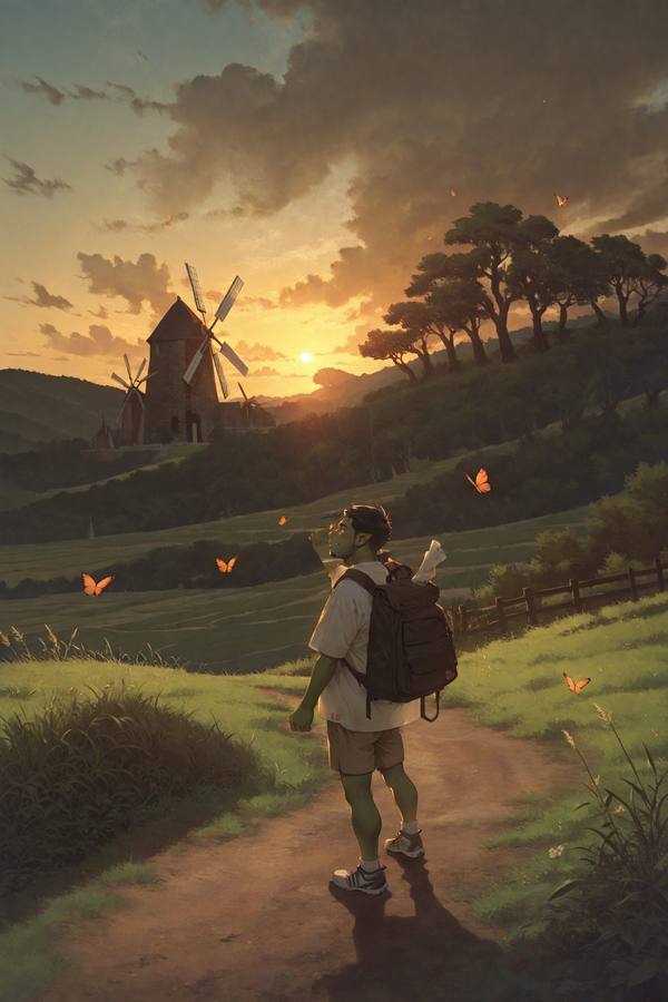 AI-generated image analyzed by PromptLens