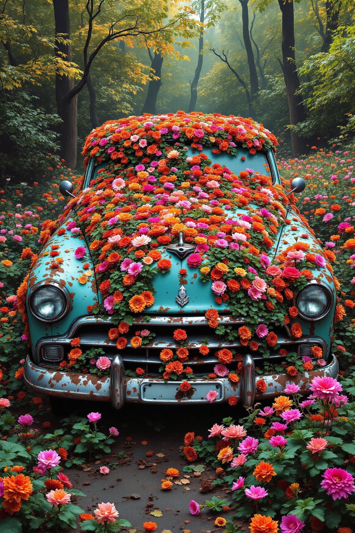 AI-generated image analyzed by PromptLens