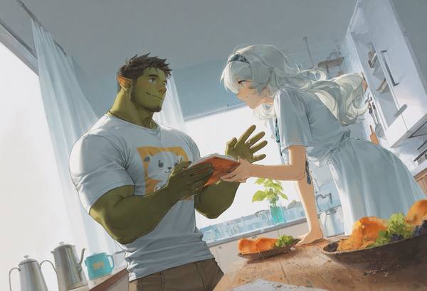 AI-generated image analyzed by PromptLens