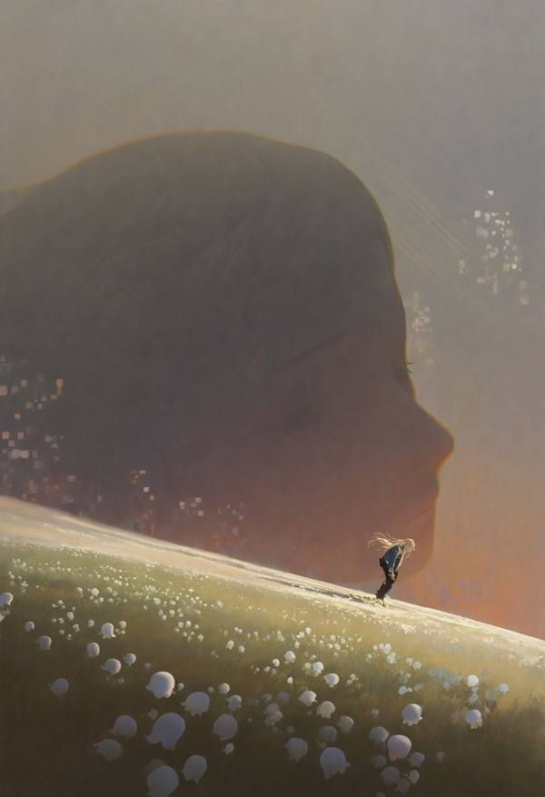 AI-generated image analyzed by PromptLens