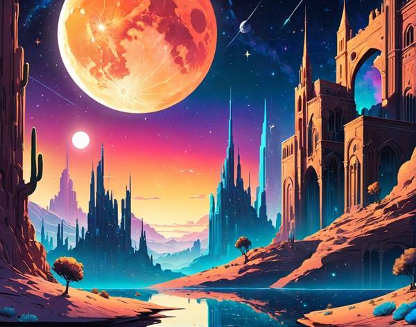 AI-generated image analyzed by PromptLens