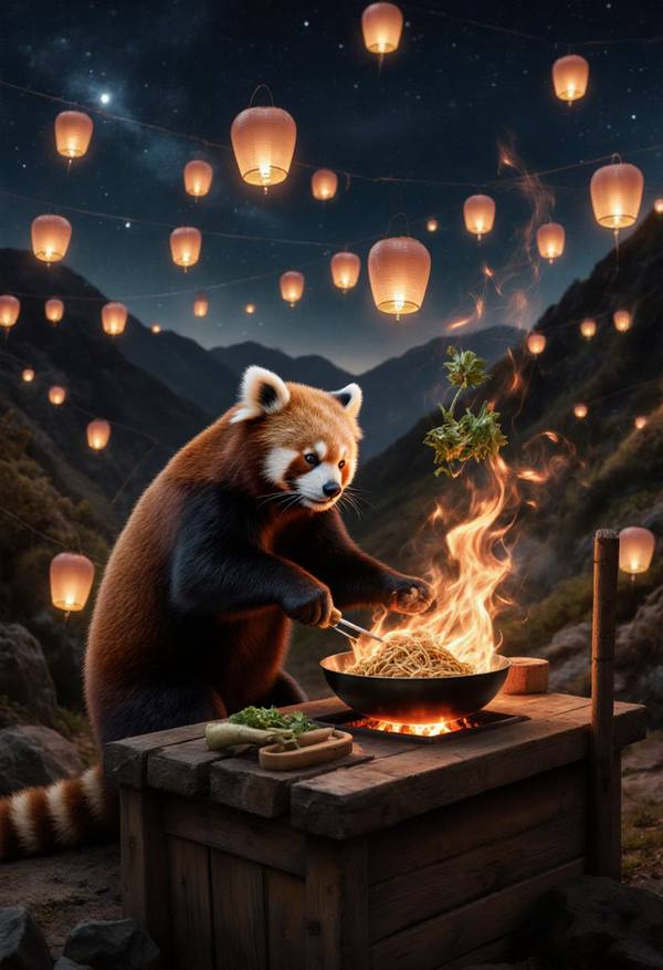 AI-generated image analyzed by PromptLens