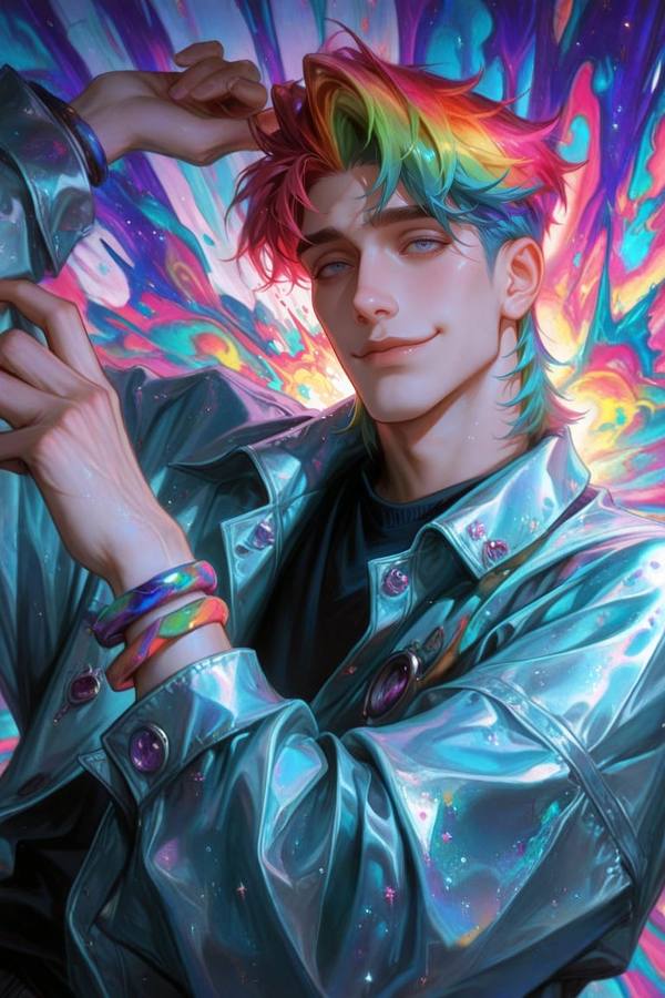 AI-generated image analyzed by PromptLens