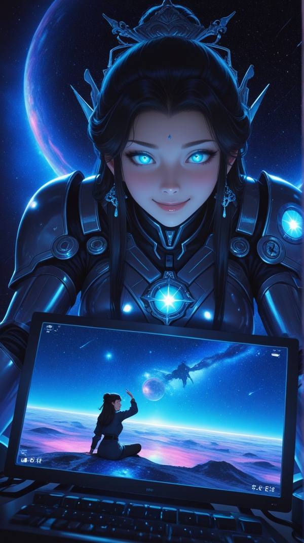 AI-generated image analyzed by PromptLens