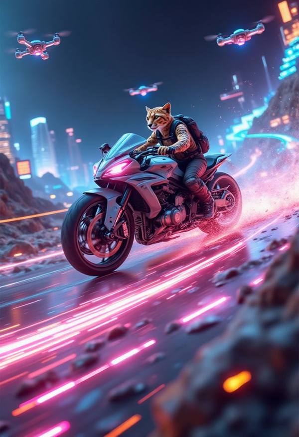 AI-generated image analyzed by PromptLens