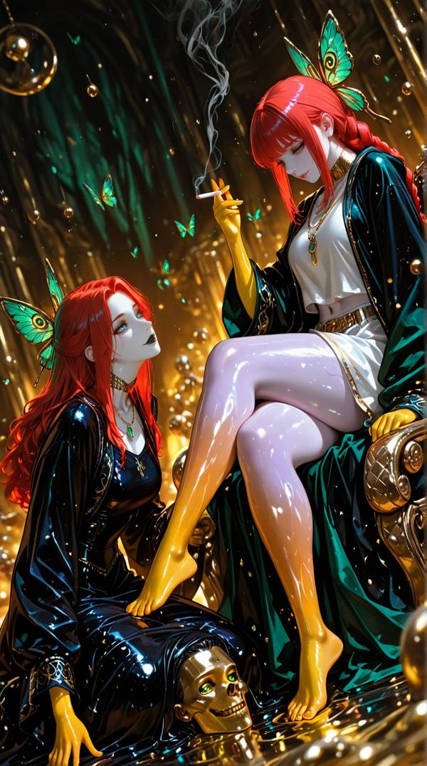 AI-generated image analyzed by PromptLens