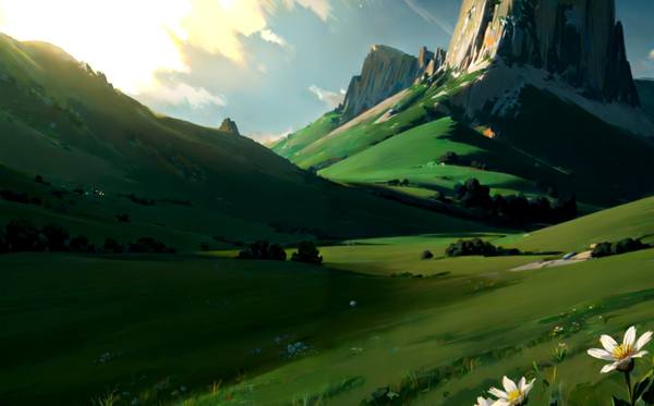 AI-generated image analyzed by PromptLens