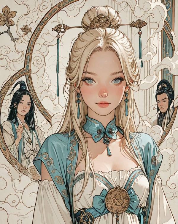 AI-generated image analyzed by PromptLens