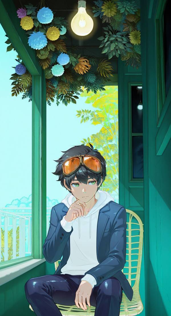 AI-generated image analyzed by PromptLens