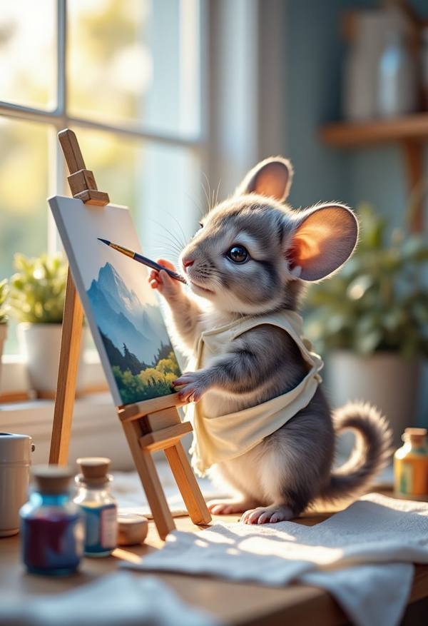 AI-generated image analyzed by PromptLens