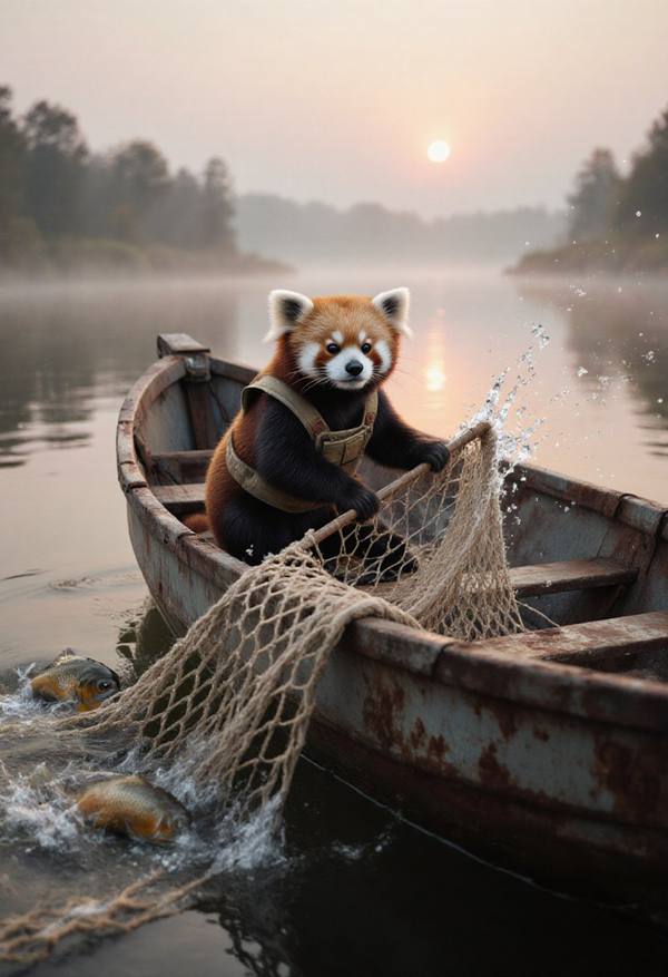 AI-generated image analyzed by PromptLens