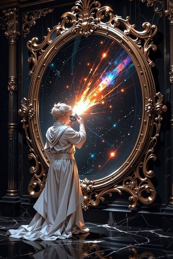 AI-generated image analyzed by PromptLens