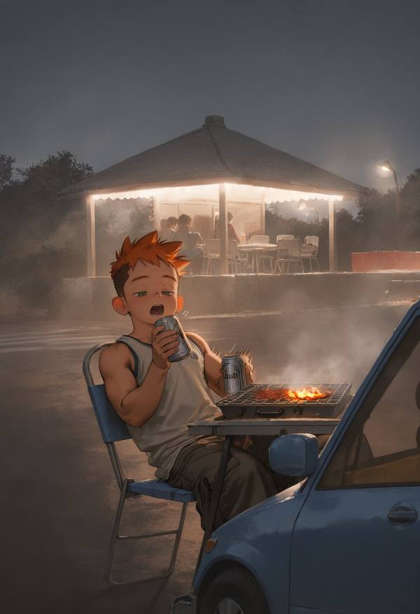 AI-generated image analyzed by PromptLens