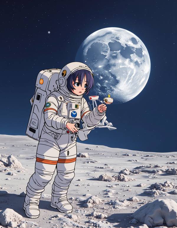 AI-generated image analyzed by PromptLens