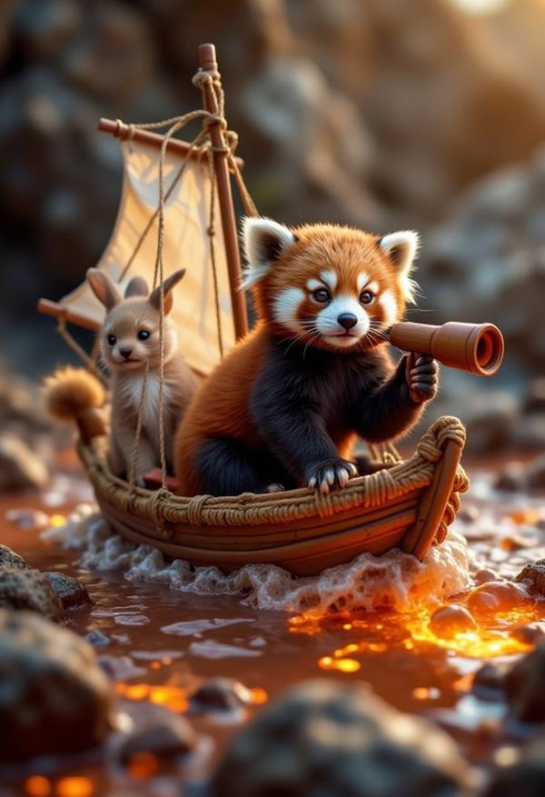 AI-generated image analyzed by PromptLens