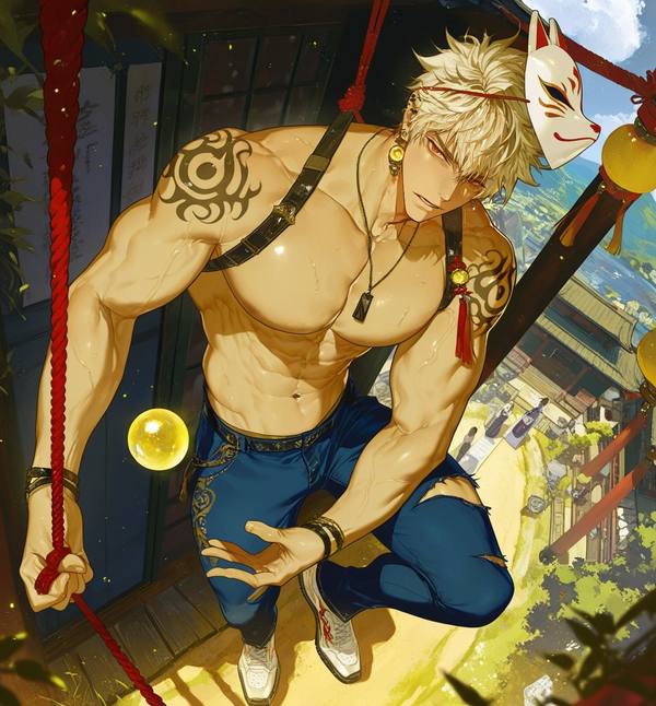 AI-generated image analyzed by PromptLens