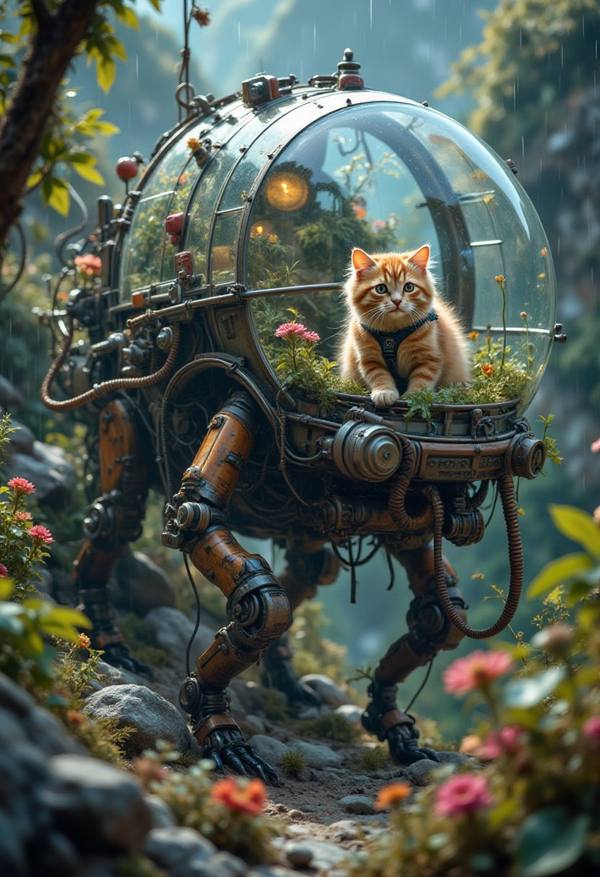 AI-generated image analyzed by PromptLens