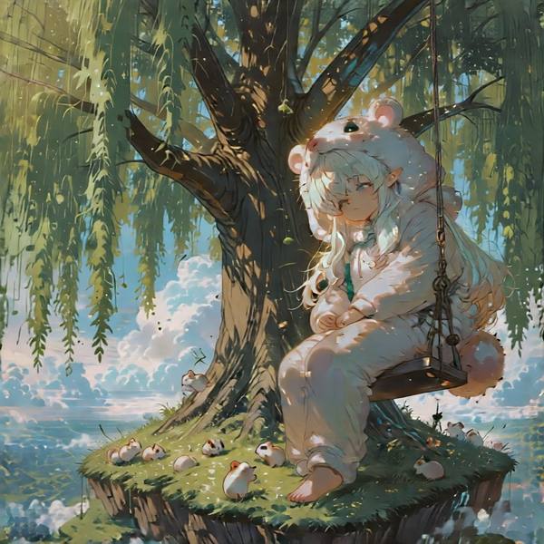 AI-generated image analyzed by PromptLens