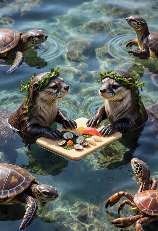 AI-generated image analyzed by PromptLens