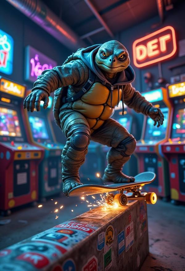 AI-generated image analyzed by PromptLens