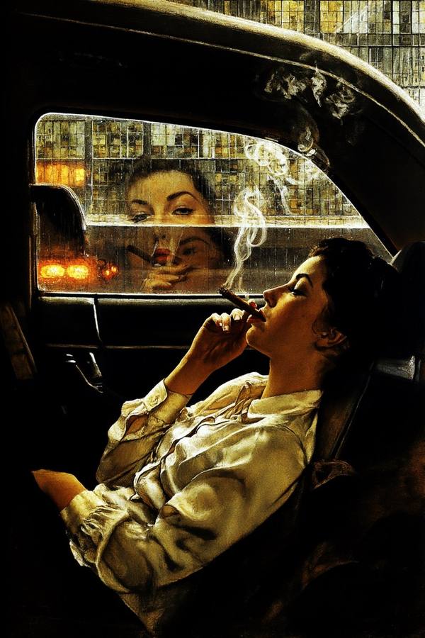 AI-generated image analyzed by PromptLens