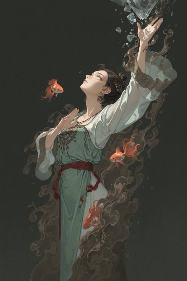 AI-generated image analyzed by PromptLens