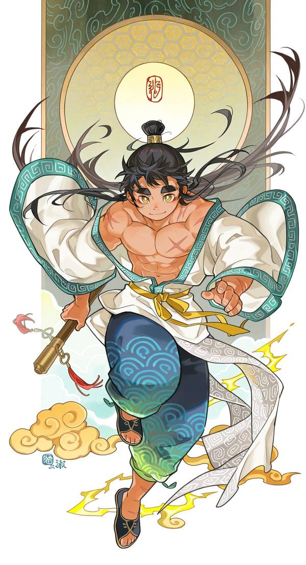 AI-generated image analyzed by PromptLens