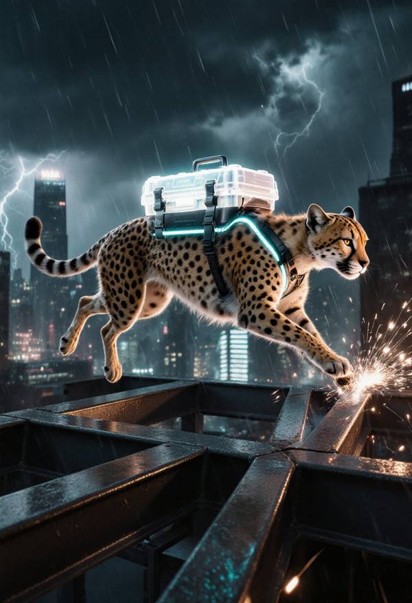 AI-generated image analyzed by PromptLens