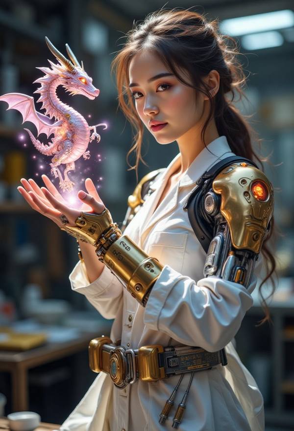 AI-generated image analyzed by PromptLens