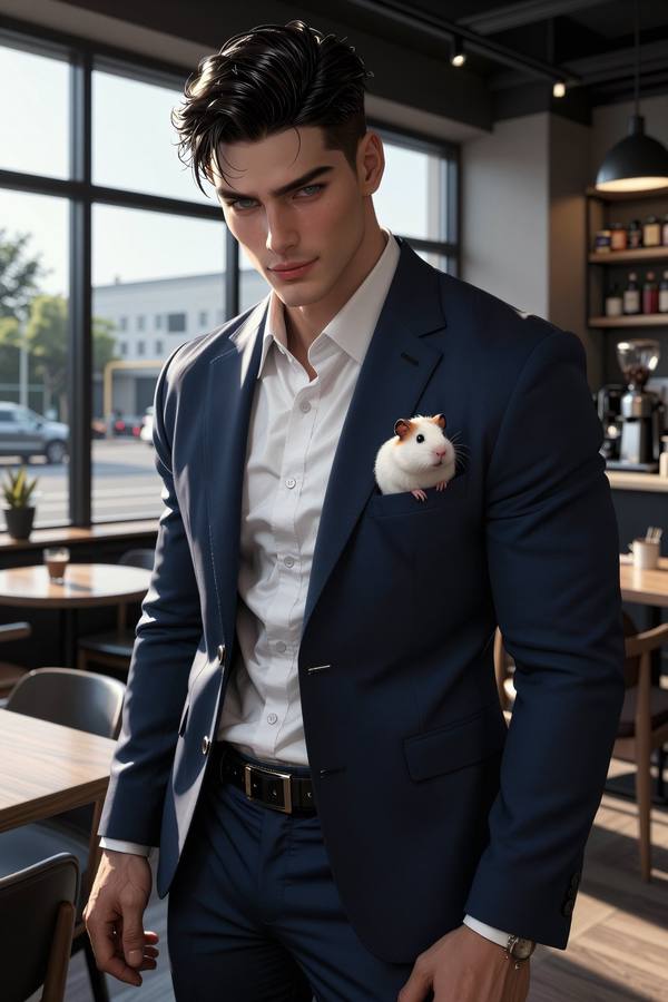 AI-generated image analyzed by PromptLens