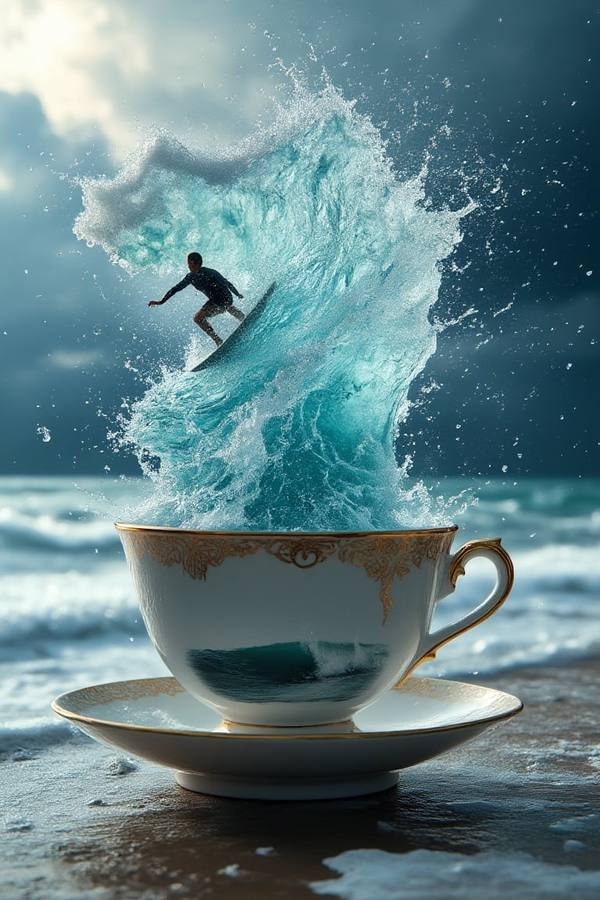 AI-generated image analyzed by PromptLens